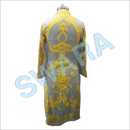 Georgette Kurti Decoration Material: Sequins