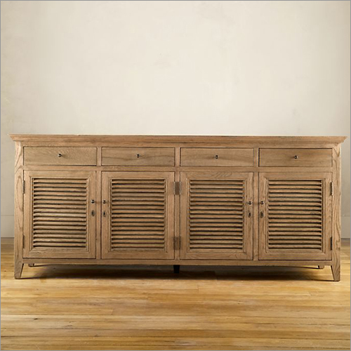 Slat 4 Drawer Side Board