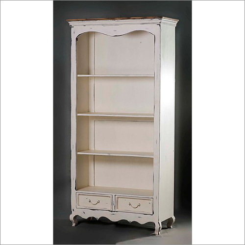 Distress Book Shelf With 2 Drawer