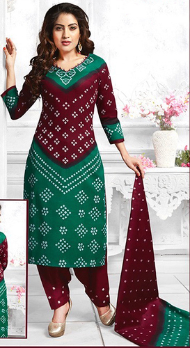 Bandhani Cotton Printed Bollywood Salwar Suit