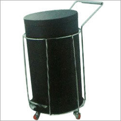 Stainless Steel Dustbin With Trolley