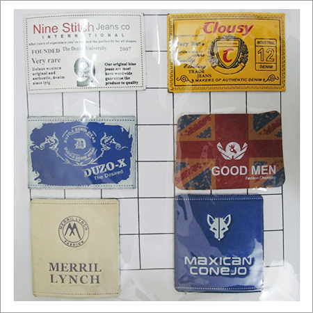 Custom Leather Jeans Labels