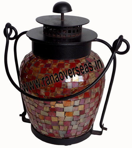 Iron Glass Lantern 