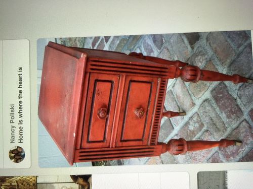 Side Table - Wood, 24x16x24 inches, Red | Pre-Assembled, Two Drawers, Compact, Durable, Stylish Storage