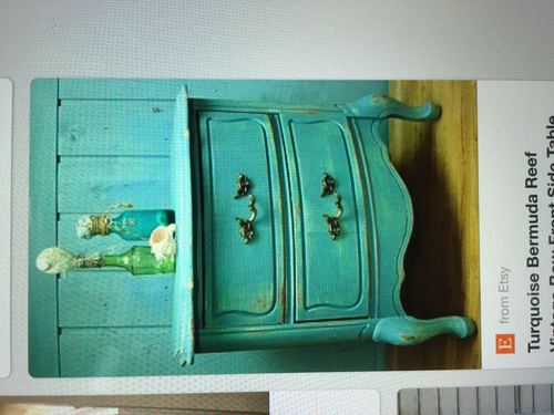 Turquoise Wood Drawer Unit - 30x20x15 Inches, Matte Finish, Durable, Stylish Design, Easy Assembly