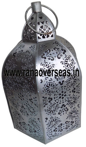 Iron Metal Tea Light Holders, Lantern 10386