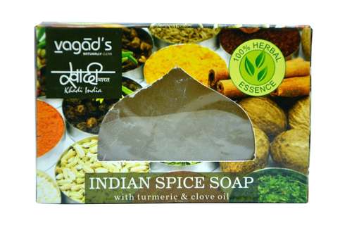 Vagad's Khadi Indian Spice Glycerin Hand Made Organic Soap