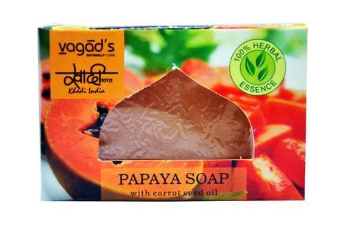 Vagad's Khadi Papaya Glycerin Handmade Organic Soap
