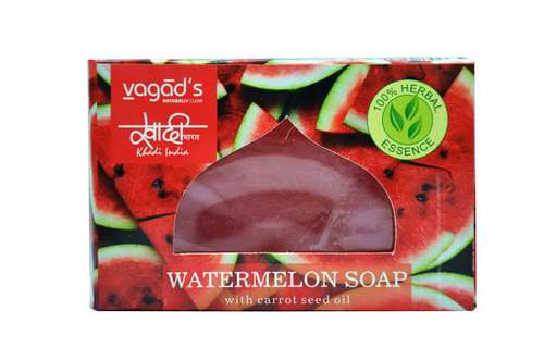 Vagad's Khadi Watermelon hand made organic soap .