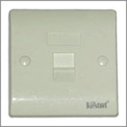 Single Port Face Plate with Shutter (ST)