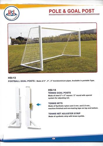 Football Goal Post & Tennis Goal Post - Aluminium & Fiber Material, Square Shape | White, Dustproof, High Intensity Discharge Lighting