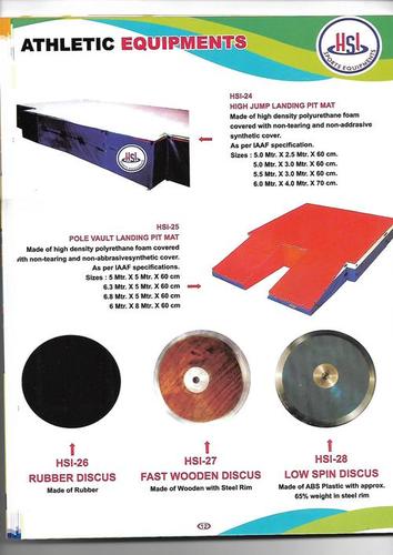 Black High Jump Landing Pit Mat