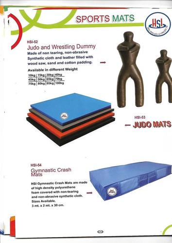 Judo Mats And Wrestling Dummy Display Color: Red