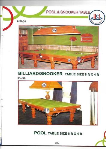Pool and Snooker Table