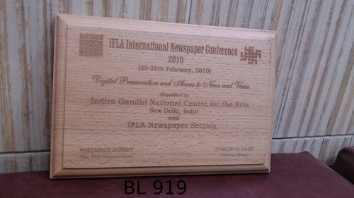 Wooden Plaque 