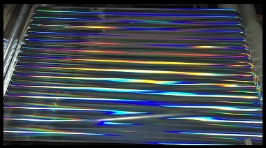 Holographic Rainbow Pillar Light Film