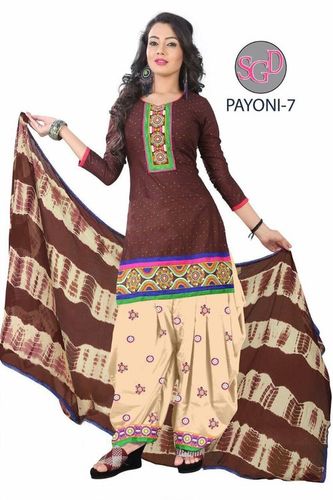 Cotton Fancy Patiala Suits