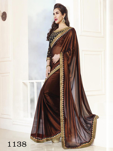 Designer Stylish Latest Georgette Thred Work Saree