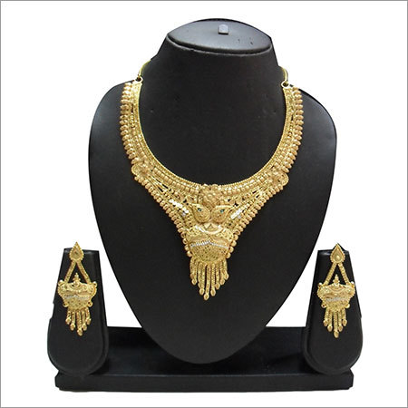 Gold Plated Traditional Necklace Set