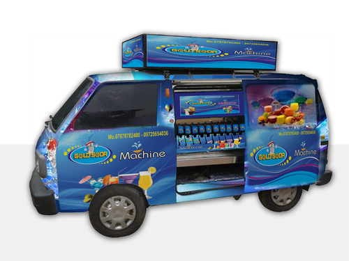 8+2 Mobile Van Soda Fountain Machine
