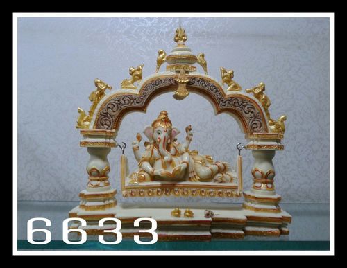 IVORY GANESH IDOLS