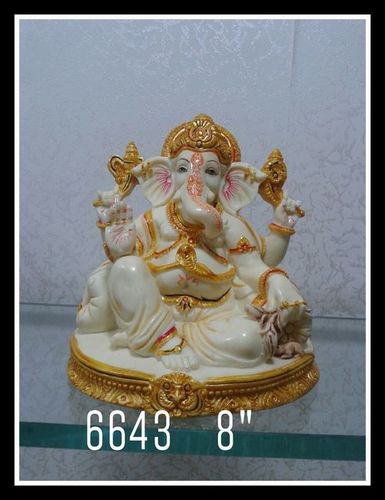 IVORY GANESH IDOLS
