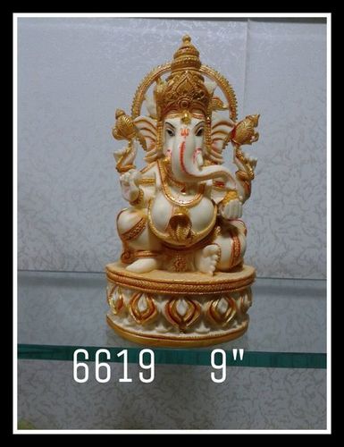 IVORY GANESH IDOLS