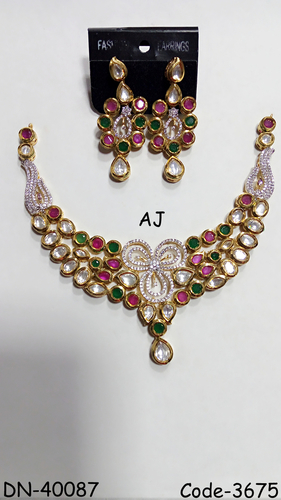 Colour Stone Kundan Bridal Necklace