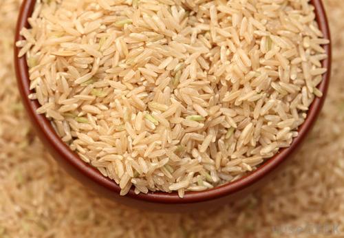 Brown parboiled rice