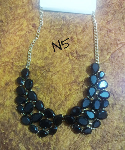 Black Beads Neckpiece