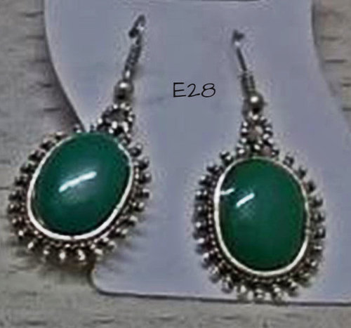 Bottle Green Earrings