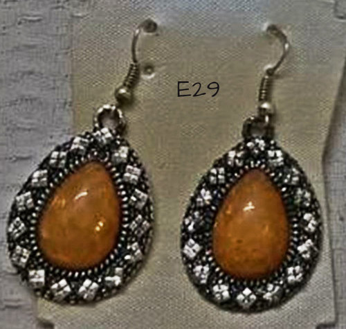 Yellow Bead with oxidised border
