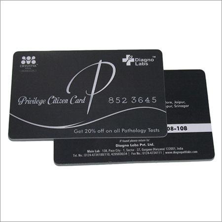 Plastic Business Cards Size: Standard