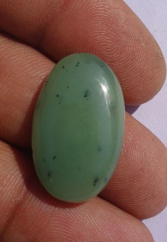 Oval Neprite Jade Pendant Cabochon