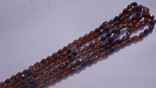 Brown Zircon Faceted Drops