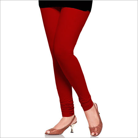 Dark Red Color Leggings