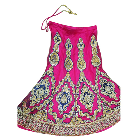Embroidered Cotton Lehenga