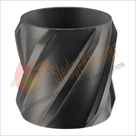 Zinc Spiral Vane Solid Rigid Centralizer