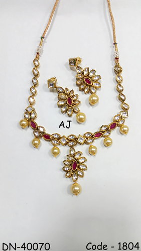 Colour Stone Kundan Necklace