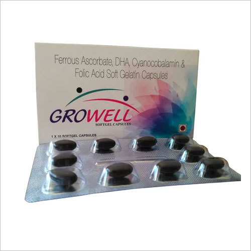 DHA 40% 200 mg + Cynocobalamin 0.0075mg , Folic Acid 1.5mg, Ferrous Ascorbate 50mg