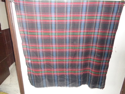 Check Wool Stole