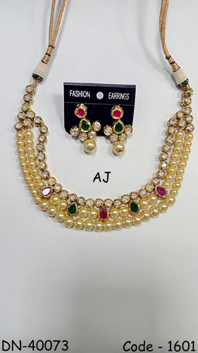Pearl Kundan Necklace