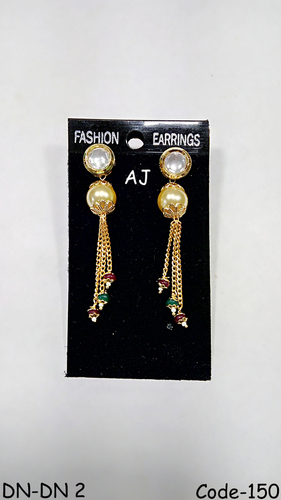 Diamond Pearl Earings