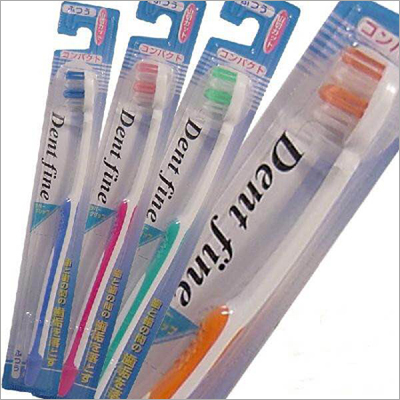 Plastic Toothbrush - Plastic 180mm White Handle | Soft Bristles Easy Use Long Lasting Teeth Protection