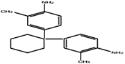 4,4 cyclohexylidene O toluidine