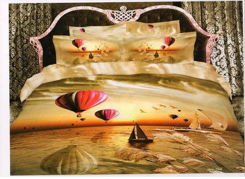 Cotton 3d Print Bedsheets