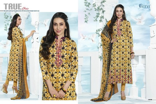 Fiona cotton Embriodary suit