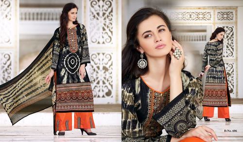 G ahead cotton cotton printed suit