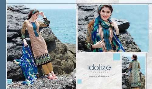 Ortiza-2 cotton Embriodary suit