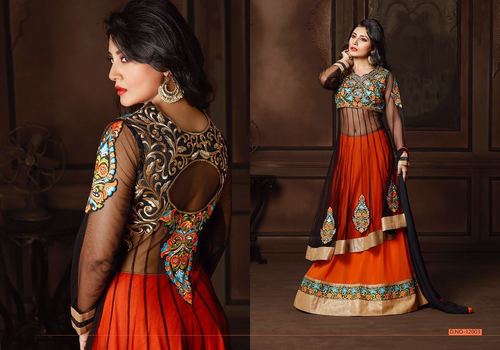 Zool-7 Georgette Embriodary suit